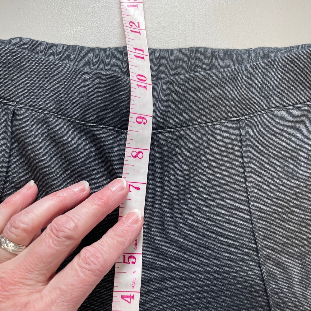 J.Crew Factory Women's Pintuck Sweatpant Heather Charcoal Sz Small Pull-On Pant - Picture 12 of 12